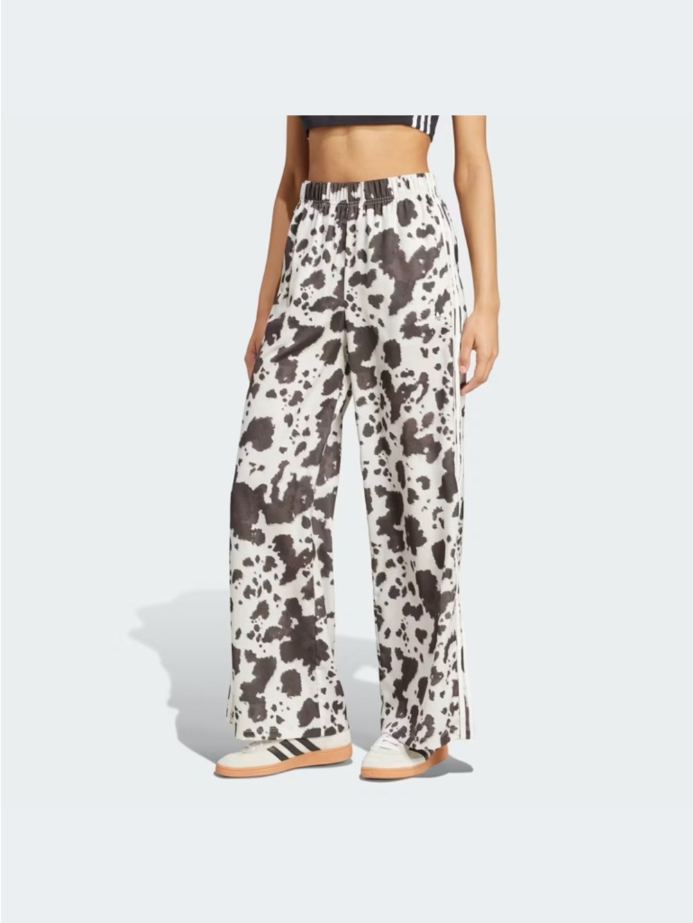 NWT Women’s Adidas Original Satin Wide-Leg Pants Size Small